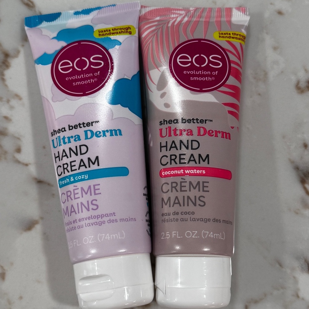 NWT NEW SET OF TWO EOS HAND CREAM